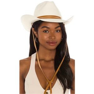 Rag and bone straw cowboy hat